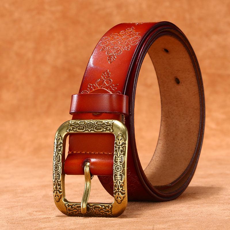 Maëlys – Ceinture en cuir pour femme